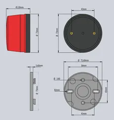 ماژول چراغ هشدار VT105 |Vutlan