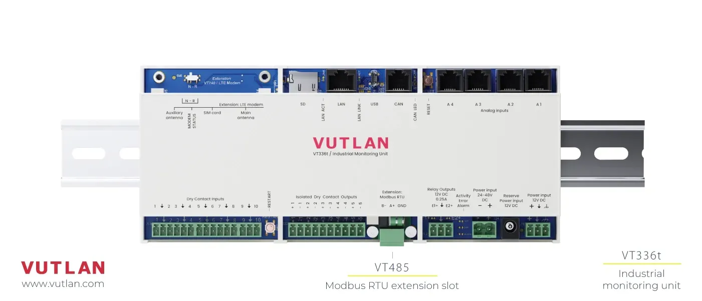 سامانه هوشمند مانیتورینگ صنعتی VT336t