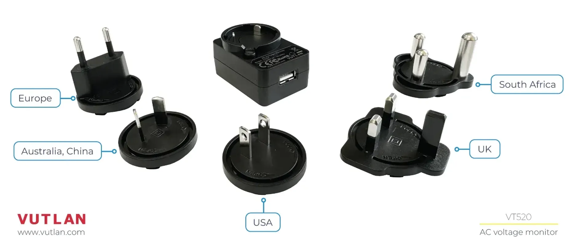 حسگر مانیتورینگ ولتاژ متناوب VT520 |Vutlan