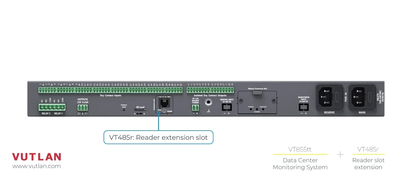 سامانه مانیتورینگ مرکز بزرگ داده VT855t |Vultan