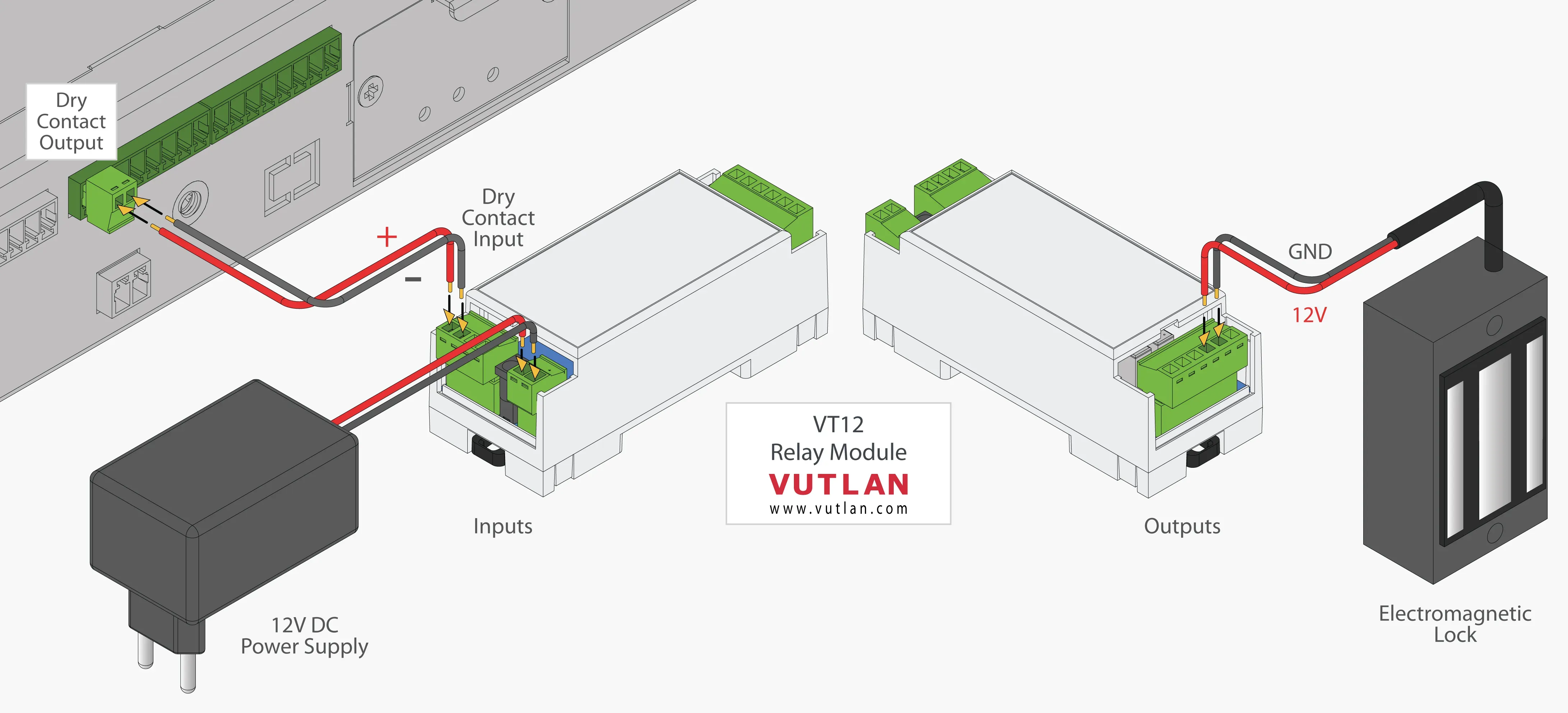 ماژول کنترل رله VT12  | Vutlan
