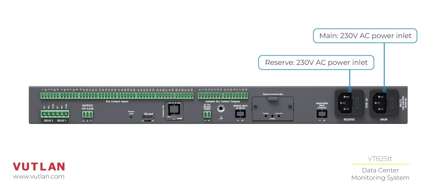 سامانه مانیتورینگ مرکز بزرگ داده VT855t |Vultan