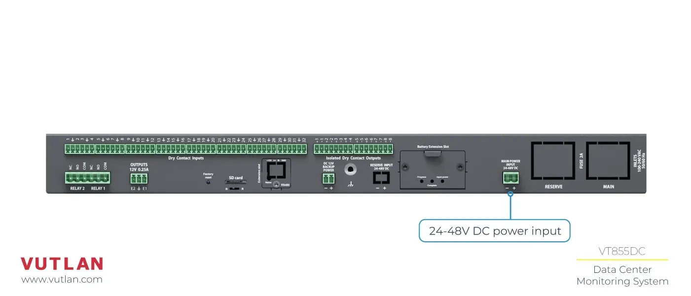 سامانه مانیتورینگ مرکز بزرگ داده VT855t |Vultan