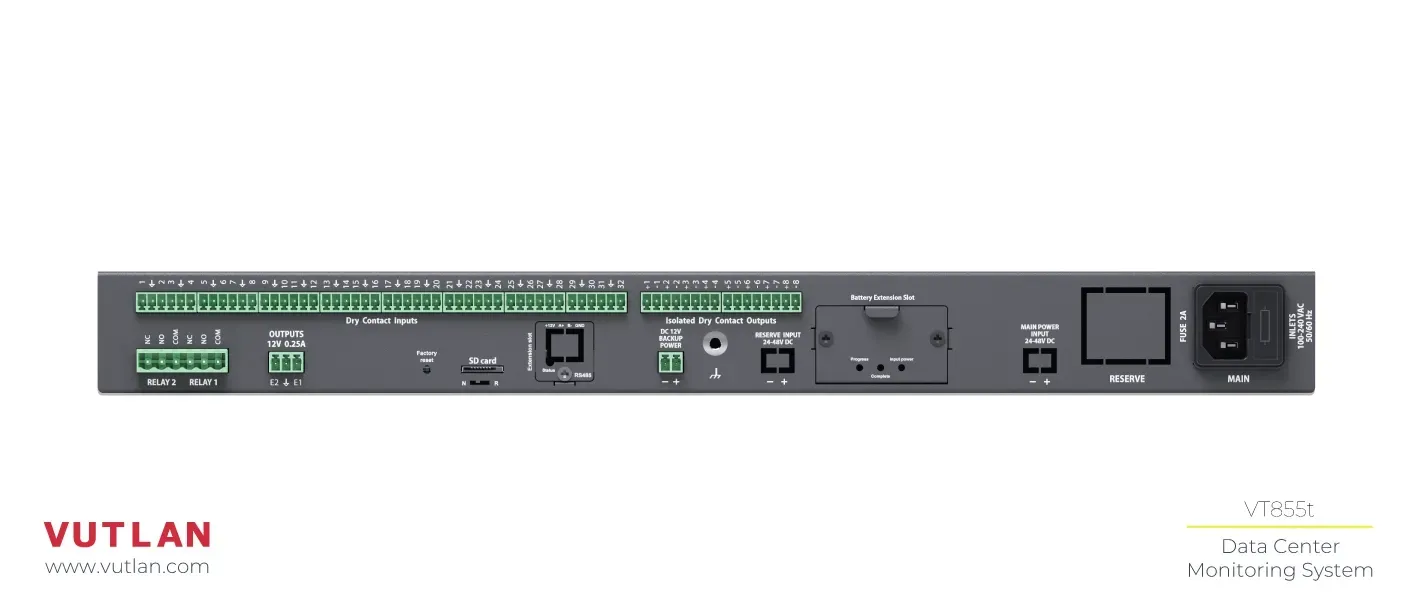 سامانه مانیتورینگ مرکز بزرگ داده VT855t |Vultan