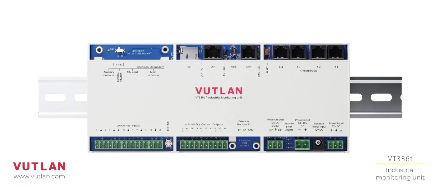 سامانه هوشمند مانیتورینگ صنعتی VT336t
