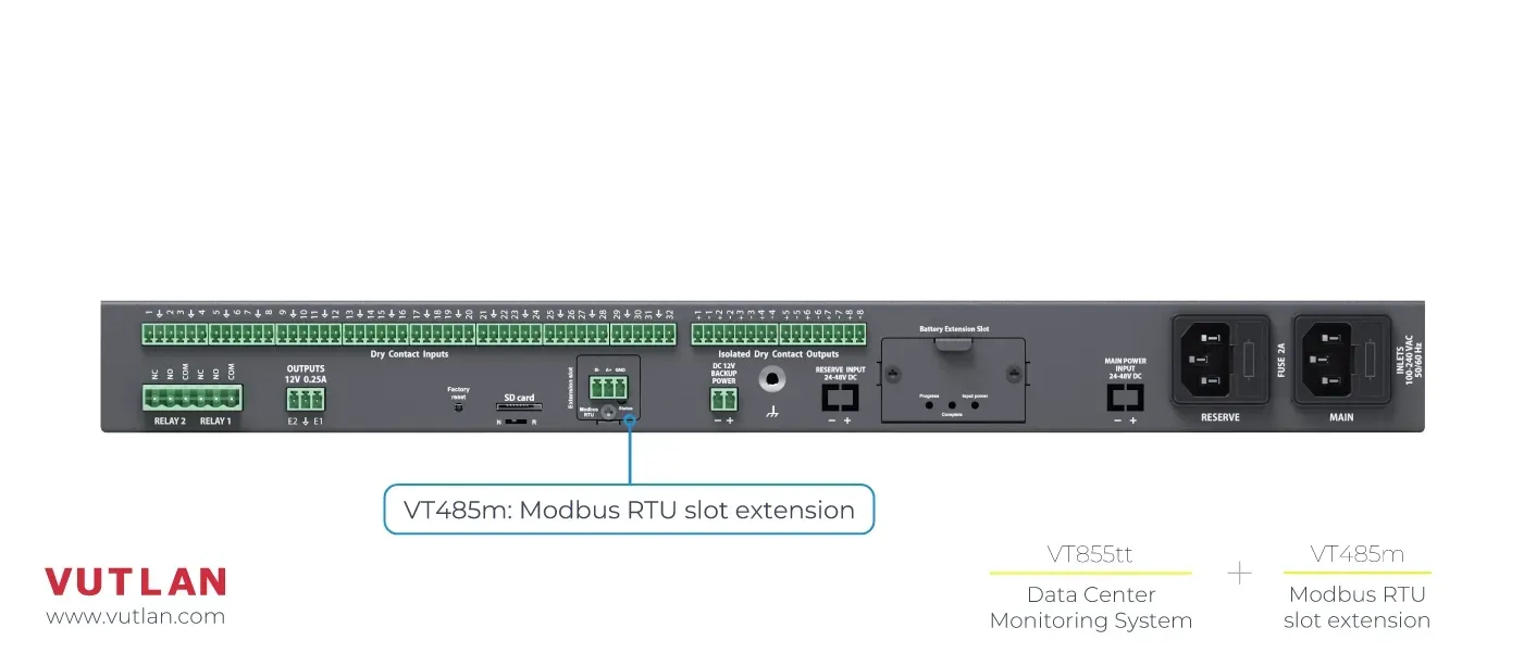 سامانه مانیتورینگ مرکز بزرگ داده VT855t |Vultan