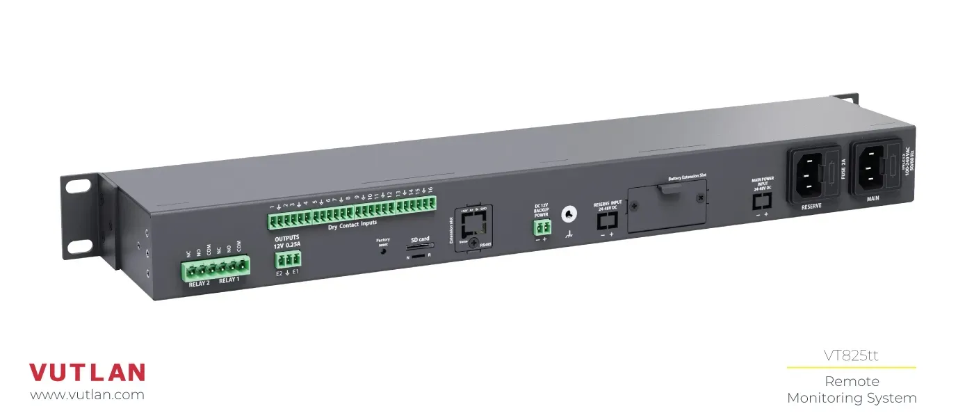 سامانه مانیتورینگ دیتا سنتر  VT825 | Vutlan