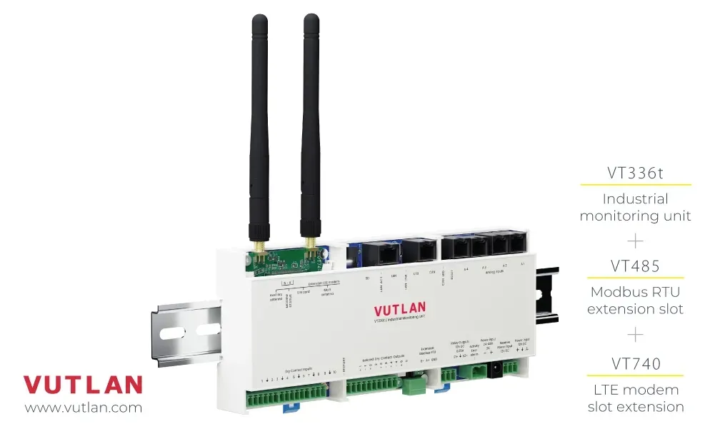 سامانه هوشمند مانیتورینگ صنعتی VT336t