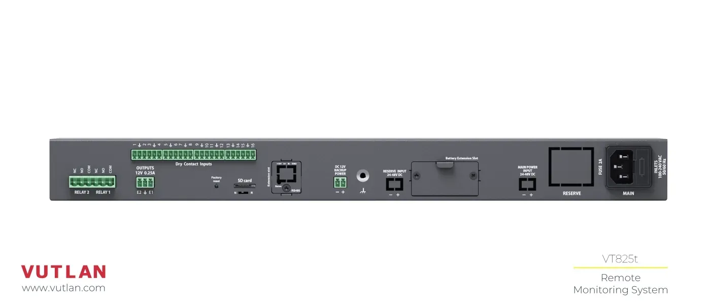 سامانه مانیتورینگ دیتا سنتر  VT825 | Vutlan