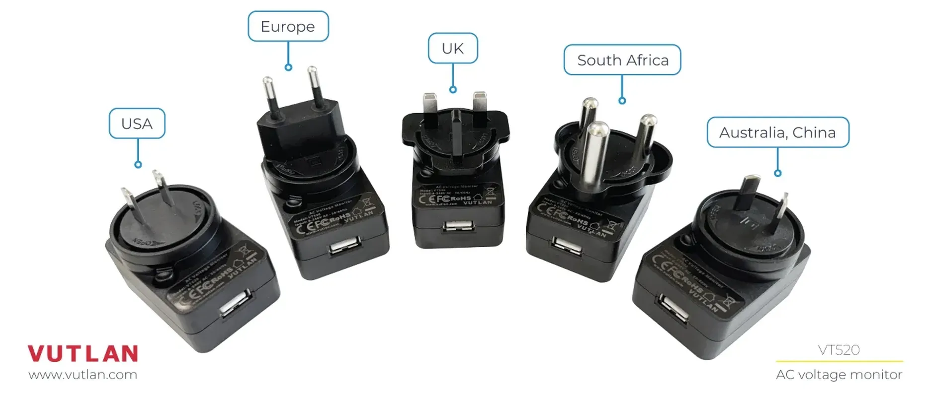 حسگر مانیتورینگ ولتاژ متناوب VT520 |Vutlan