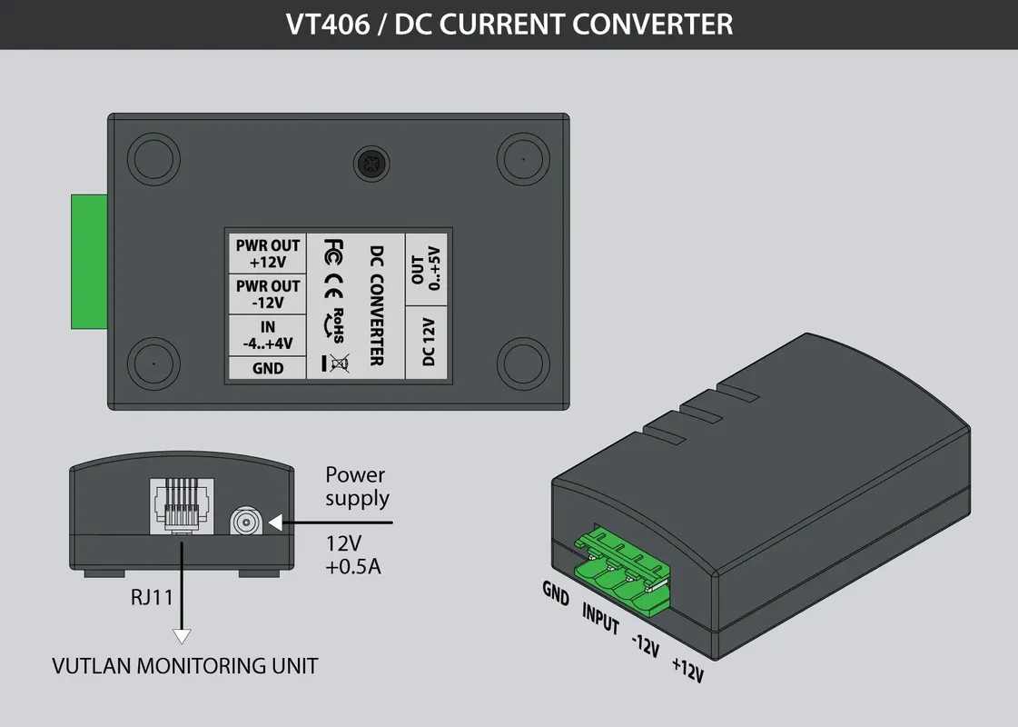 مبدل جریان مستقیم VT406 | Vutlan